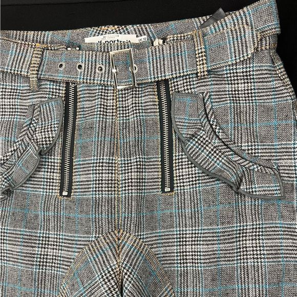 Self-Portrait Lexi Plaid High Rise Pants - Picture 5 of 12